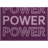 Cawö Fitness-Handtücher POWER 6293 - Farbe: purple - 88 - 50x130 cm