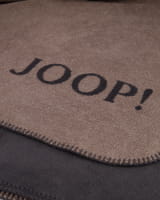 JOOP! Wohndecke Uni-Doubleface - Größe: 150x200 cm - Farbe: Taupe-Anthrazit