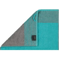 Cawö - Luxury Home Two-Tone 590 - Farbe: türkis - 47 - Seiflappen 30x30 cm