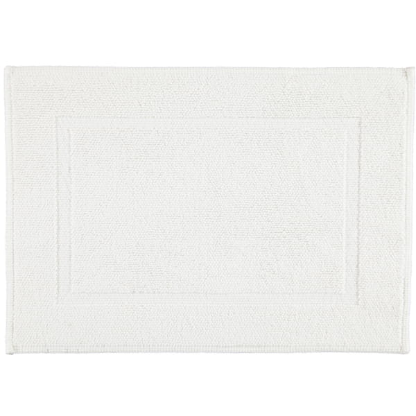Rhomtuft - Badematte Pearl 51 - Farbe: weiß - 01 50x70 cm