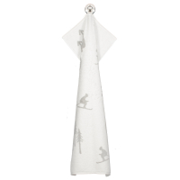 Cawö Handtücher WINTER EDITION Skifahrer 6272 - Farbe: weiß/platin - 67