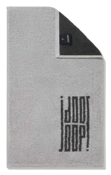 JOOP! Handtücher Bars Doubleface 1724 - Farbe: Platin - 77 - Gästetuch 30x50 cm