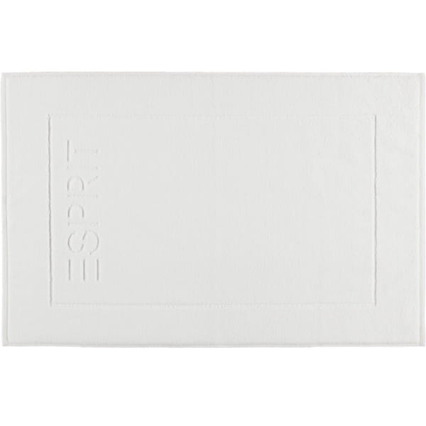 Esprit Badematte Solid - Größe: 60x90 cm - Farbe: white - 030