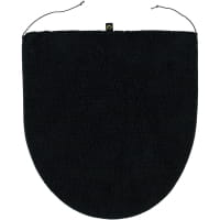 Rhomtuft - Badteppiche Prestige - Farbe: schwarz - 15 - Toilettenvorlage mit Ausschnitt 60x60 cm