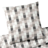 JOOP! Bettwäsche Mesh 4110 - Farbe: Stone - 09 - 80x80 cm - 135x200 cm