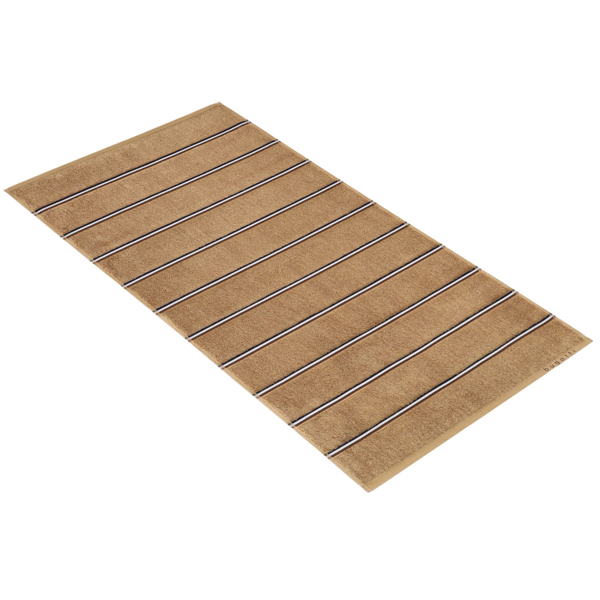 Bugatti Handtücher Prato – 100 % Supersoft-Baumwolle, Flauschig & Saugstark, Mit Melé-Saum, Pflegeleicht & Trocknergeeignet – In Camel – Hergestellt In Österreich