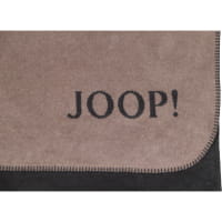JOOP! Wohndecke Uni-Doubleface - Größe: 150x200 cm - Farbe: Taupe-Anthrazit