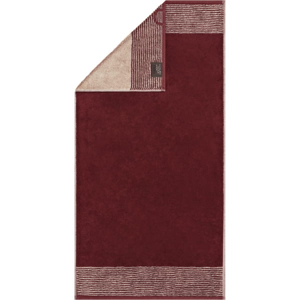 Cawö Handtücher Luxury Home Two-Tone 590 - Farbe: bordeaux - 23 - Handtuch günstig online kaufen