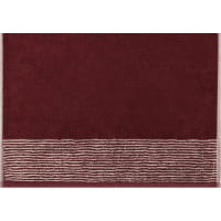 Cawö Handtücher Luxury Home Two-Tone 590 - Farbe: bordeaux - 23 - Seiflappen 30x30 cm