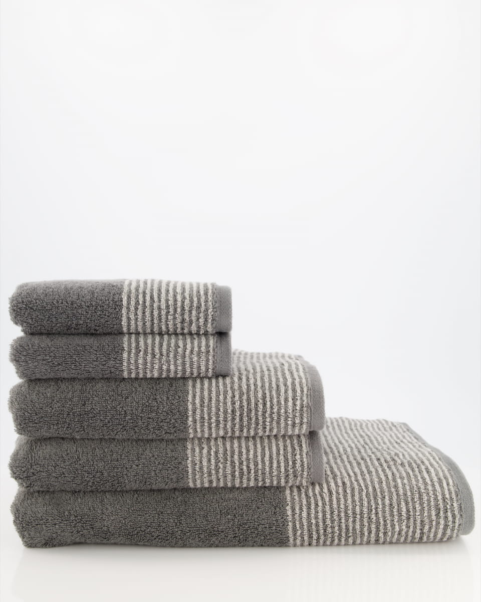 Cawö Home Asciugamani Balance Doubleface 6232 Platino - 50x100 Cm, Qualità Extra Morbida, Made In Germany - 2