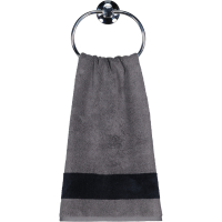 Villeroy &amp; Boch Handtücher Luxury Double 2560 - Farbe: graphite - 79 - Gästetuch 30x50 cm
