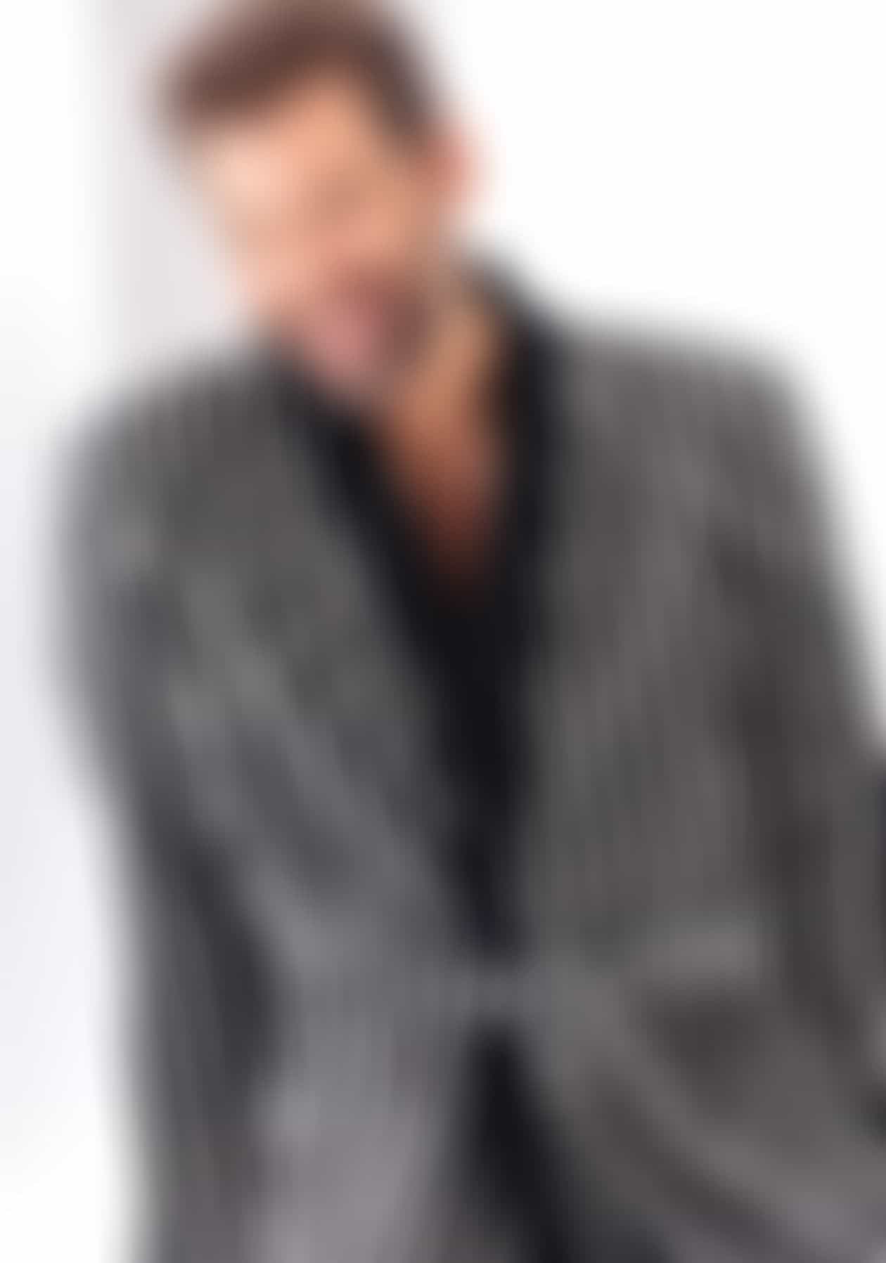 Cawö Herren Bademantel Kimono 3833 - Farbe: schwarz-graphit - 97 M Detailbild 2 Cawö Herren Bademantel Kimono 3833 - Farbe: schwarz-graphit - 97 M Detailbild 2
