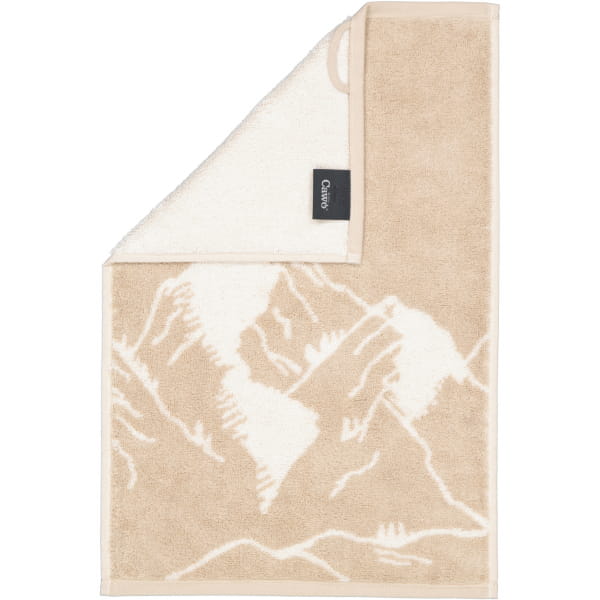 Cawö Handtücher Alpenchic Edition Berge 6269 - Farbe: natur - 33 - Gästetuc günstig online kaufen