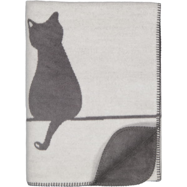 Cawö Wohndecken CUTE CATS EDITION You & Me 62630 - Farbe: stein/anthrazit - günstig online kaufen