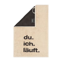 Cawö Gästetücher Postcard Towels Edition 100 - Farbe: du.ich.läuft - 13 - 30x50 cm