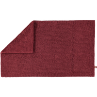 Rhomtuft - Badteppich Pur - Farbe: marsala - 391 50x75 cm