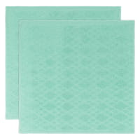 Vossen Küchenhandtücher Urban Grid 2er Set - Farbe: basil blush - 5075 - 50x50 cm