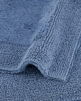 Möve Badteppiche Doubleface - Farbe: steel blue - 847 - 60x100 cm