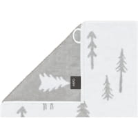 Cawö Handtücher WINTER EDITION Tannen 6273 - Farbe: weiß/platin - 67