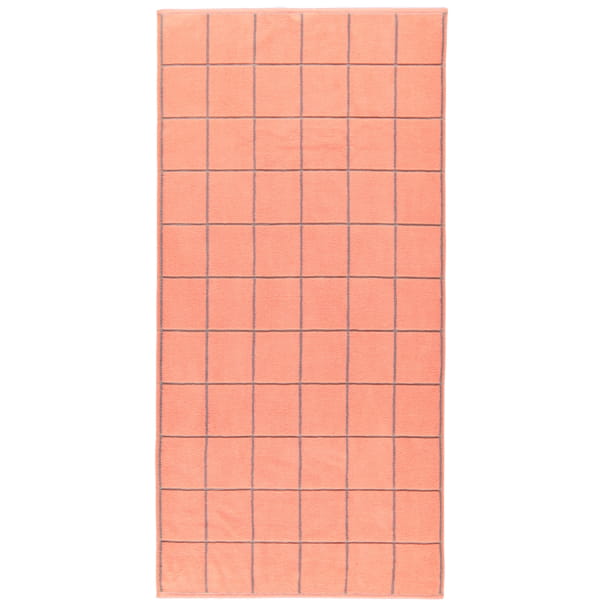 Ross Überkaro 9032- Farbe: Apricot - 68 - Duschtuch 75x140 cm