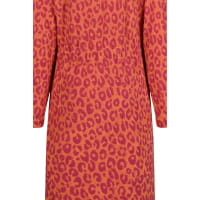 Cawö Home Bademäntel Damen Kurzmantel mit Kapuze Two-Tone Leo 851 - Farbe: pink - 23