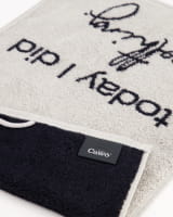 Cawö Gästetücher Postcard Towels Edition 100 - Farbe: today I did nothing - 04 - 30x50 cm