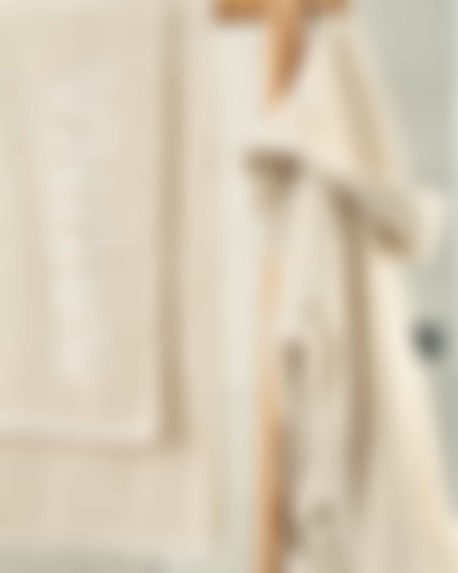 Cawö Home Bademäntel Herren Kapuze SAUNA Cotton &amp; Hemp 847 - Farbe: natur - 33