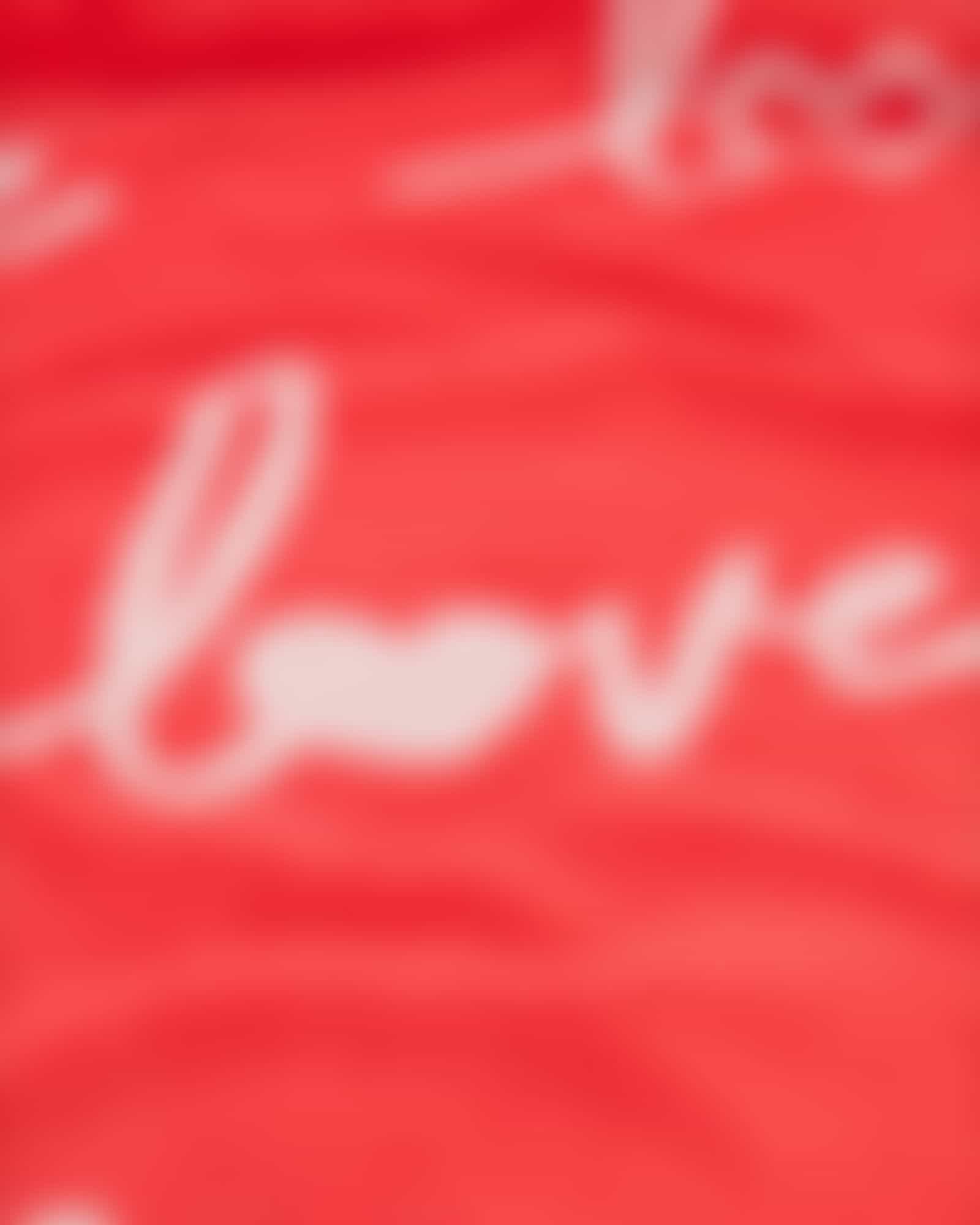 Cawö Strandtuch Campus LOVE LOVE LOVE 835 - 70x180 cm - Farbe: watermelon - 20 Detailbild 2