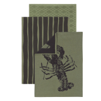 Vossen Geschirrtücher Lobster Luxe 3er Set - Farbe: matcha green - 0003 - 50x70 cm