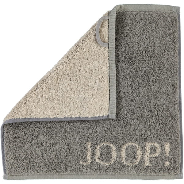 JOOP! Classic - Doubleface 1600 - Farbe: Graphit - 70 - Seiflappen 30x30 cm