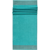 Cawö - Luxury Home Two-Tone 590 - Farbe: türkis - 47 - Seiflappen 30x30 cm