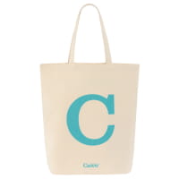 Cawö Shopper C 55705 - Farbe: natur/türkis - 34 - 45x50 cm