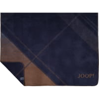 JOOP! Wohndecke Checks - Größe: 150x200 cm - Farbe: Marine-Karamell