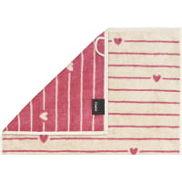 Cawö Handtücher Heart Beats Lines &amp; Hearts 6276 - Farbe: beere - 32