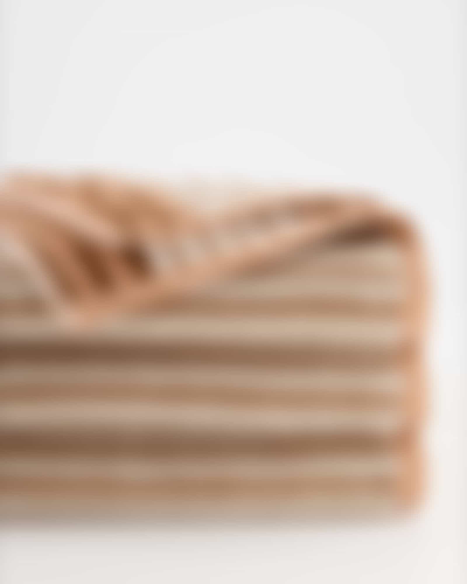 Cawö Handtücher Delight Streifen 6218 - Farbe: caramel - 33 - Waschhandschuh 16x22 cm