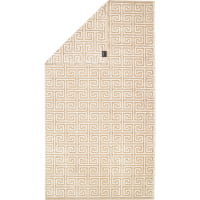 Cawö Handtücher Noblesse Elegance Allover 1088 - Farbe: sand - 33 - Handtuch 50x100 cm