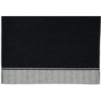Möve Brooklyn Uni - Farbe: black - 199 (1-0669/8970) - Gästetuch 30x50 cm