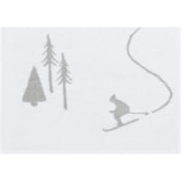 Cawö Handtücher WINTER EDITION Skifahrer 6272 - Farbe: weiß/platin - 67
