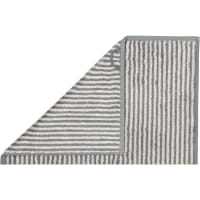 Cawö Handtücher Two-Tone Stripes 480 - Farbe: schiefer - 77 - Duschtuch 80x150 cm
