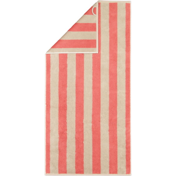 Cawö Handtücher Gallery Stripes 6212 - Farbe: koralle - 32 - Handtuch 50x100 cm