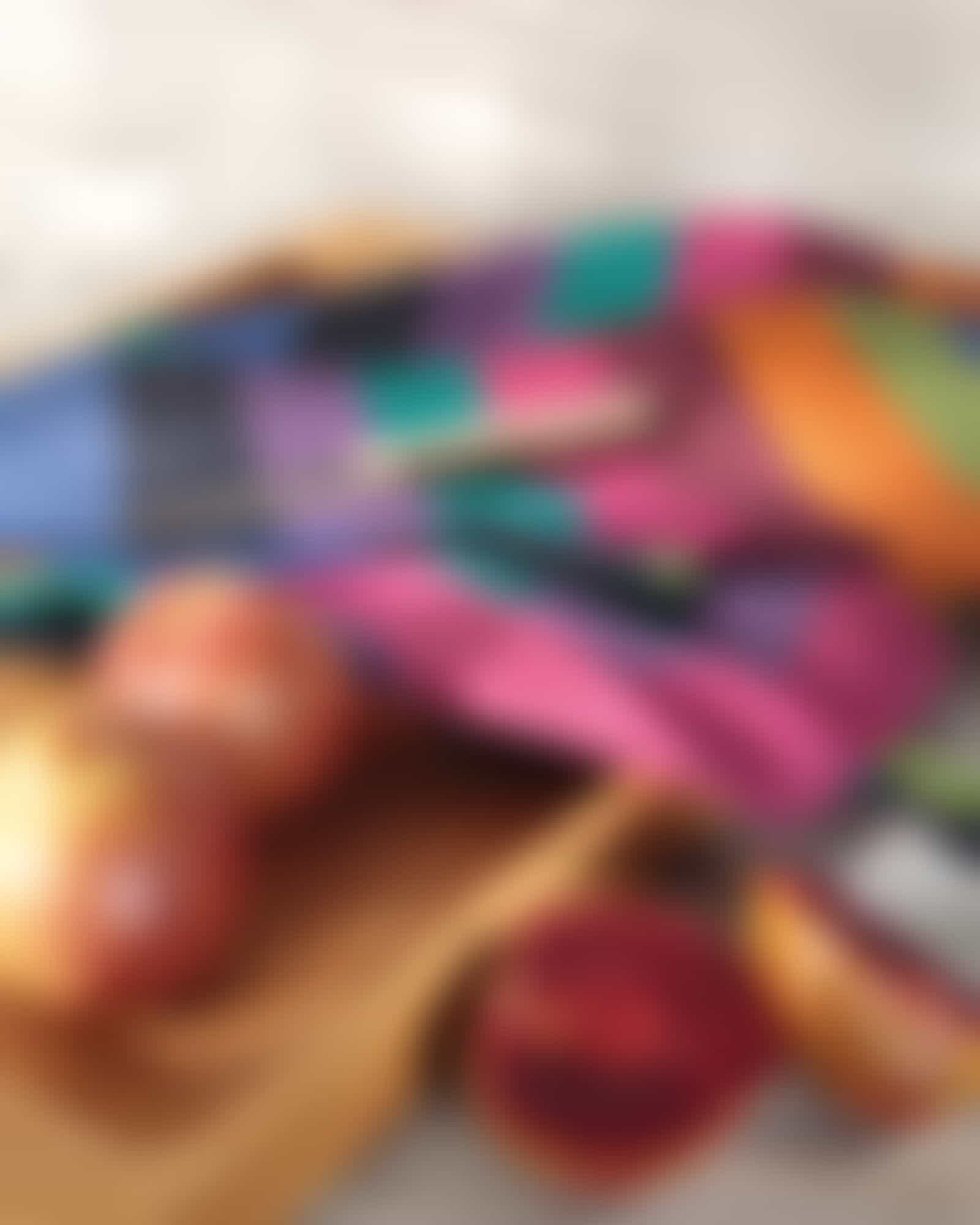 Cawö Home Geschirrtücher Cuisine Lifestyle Blockstreifen 7058 - Farbe: multicolor dunkel - 84 - 50x7 Detailbild 1