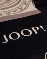 JOOP! Wohndecken Paisley Stripes - Farbe: Schwarz - 150x200 cm