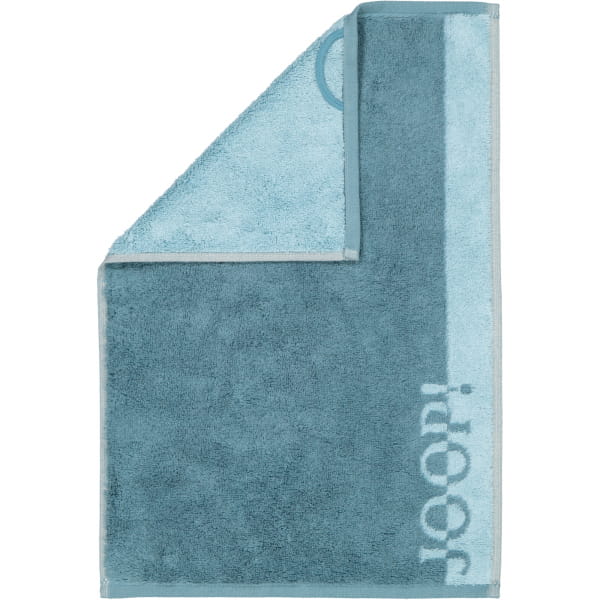 JOOP Tone Doubleface 1689 - Farbe: Aqua - 44 - Gästetuch 30x50 cm
