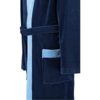 bugatti Herren Bademantel Kimono Tommaso - Farbe: marine blau - 493