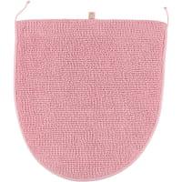 Rhomtuft - Badteppiche Prestige - Farbe: rosenquarz - 402 - Toilettenvorlage mit Ausschnitt 60x60 cm