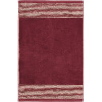 Cawö Handtücher Luxury Home Two-Tone 590 - Farbe: bordeaux - 23 - Waschhandschuh 16x22 cm