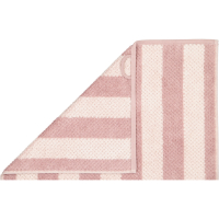 Cawö Handtücher Pure Stripes 6502 - Farbe: vintage rose - 22 - Duschtuch 80x150 cm