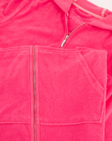 Vossen Bademäntel Damen Kurzmantel mit Kapuze Tampa - Farbe: prim rose - 3750