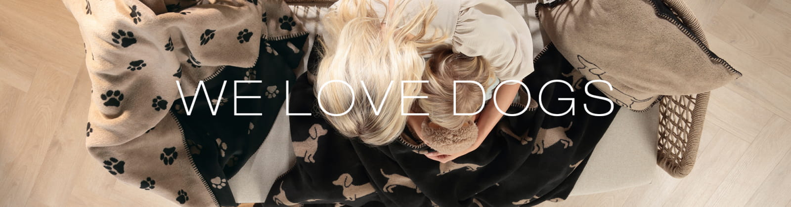 Cawö WE LOVE DOGS - Handtücher, Wohndecken und Kissenhüllen