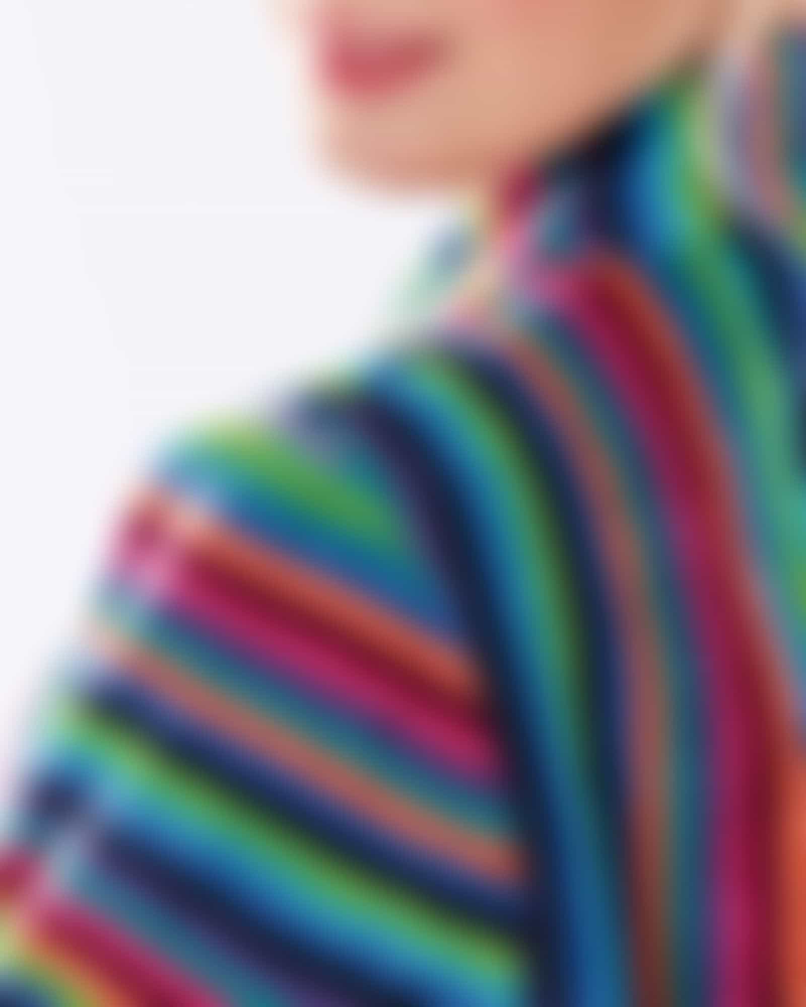 Cawö - Damen Bademantel Walkfrottier - Kimono 7048 - Farbe: 84 - multicolor - M Detailbild 3